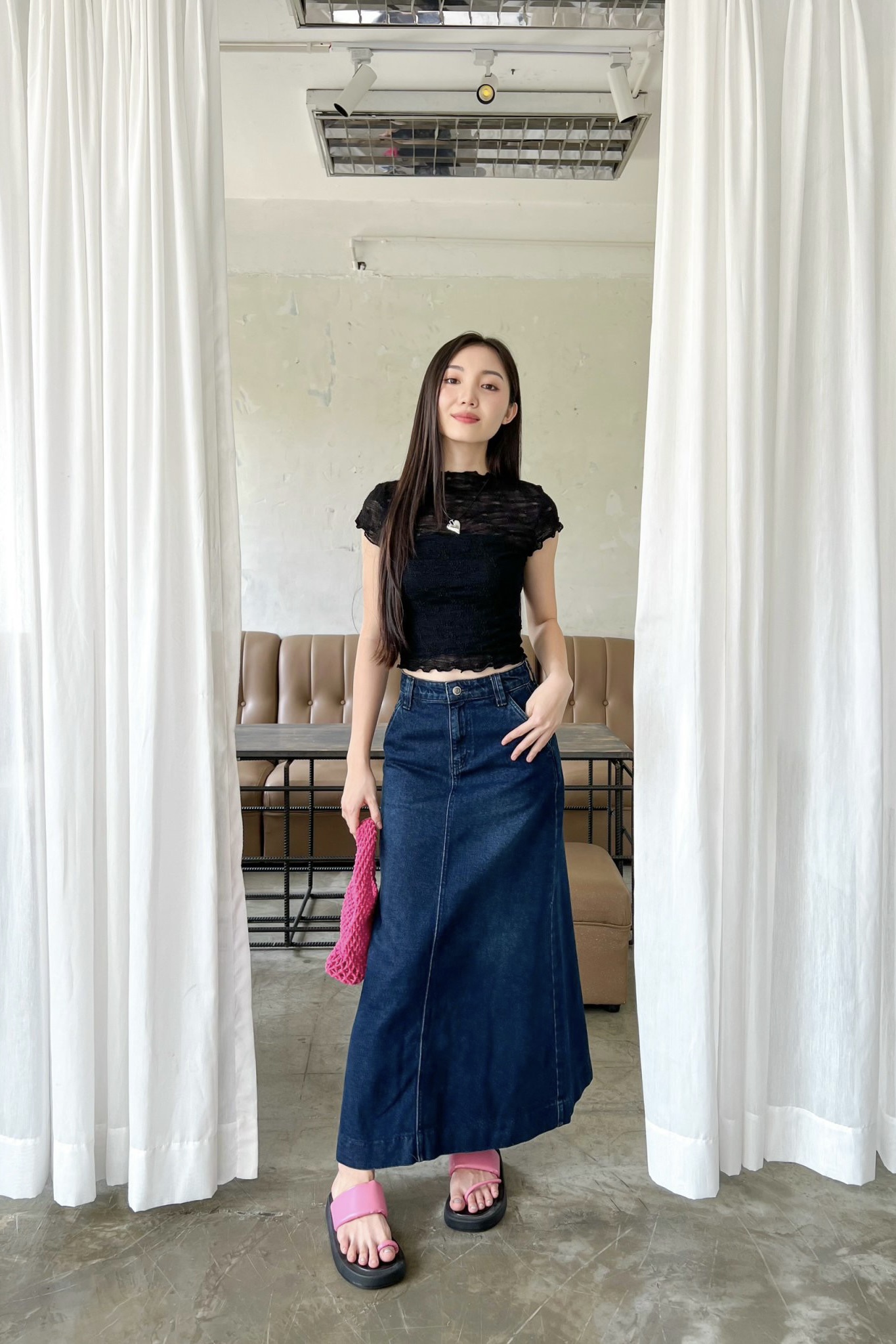 MADDY JEANS SKIRT